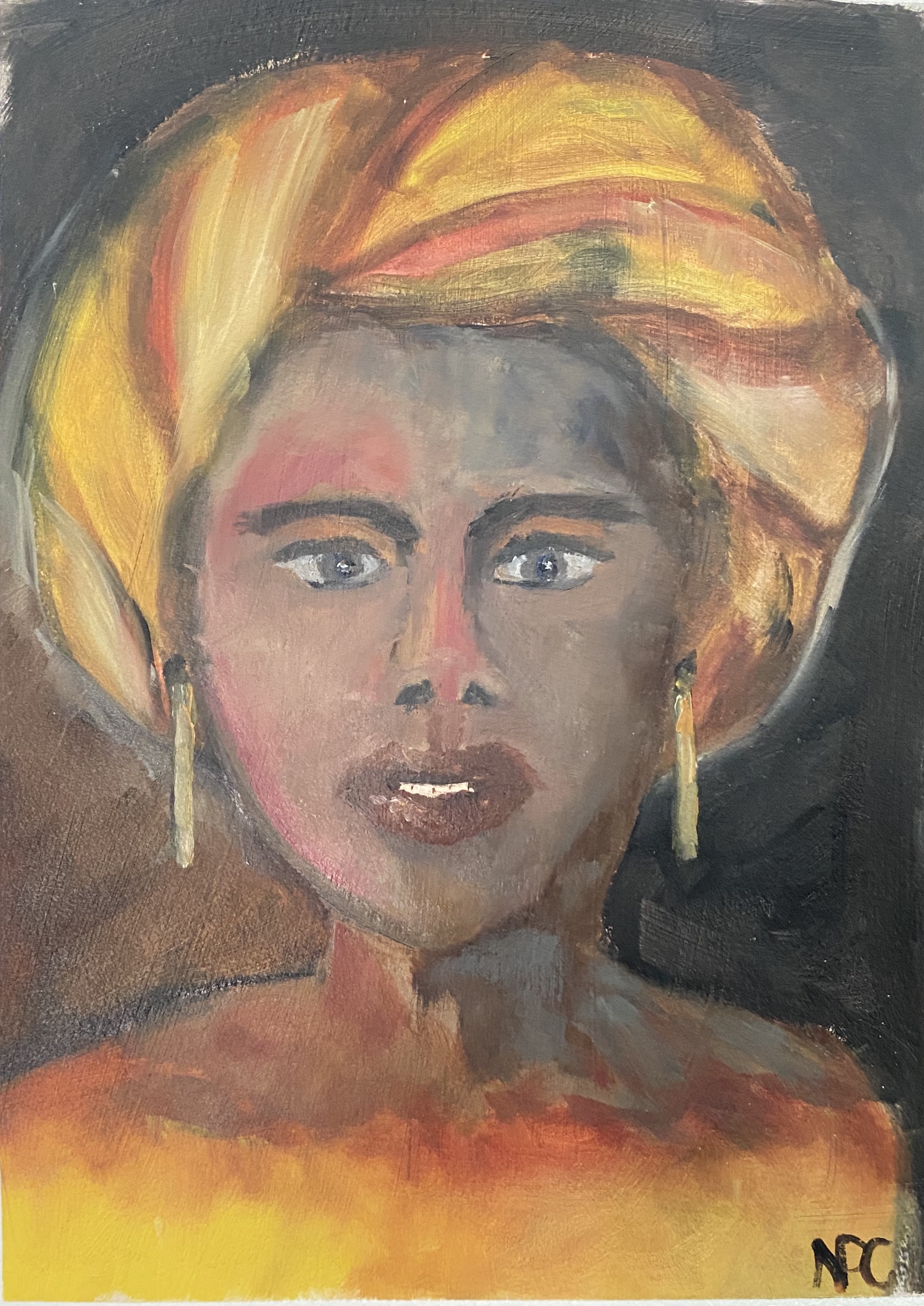 Lady with Turban